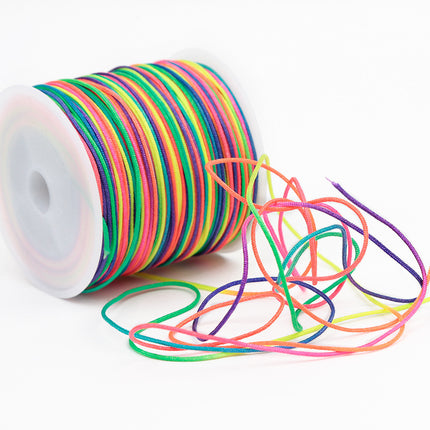 Dragon Boat Festival Colorful Rope DIY Handmade Braided Material Children Colorful Bracelet Lixia Egg Pocket Colorful Rope