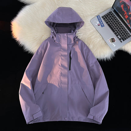 Jack Chuanyang Mountain Trendy Brand Outdoor Rush Jacket Couple's Jacket Men's and Women's Three-in-One Removable Windproof Waterproof Suit