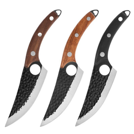 Yangjiang knife hand-forged hammer pattern kitchen knife bone-cutting knife slaughter knife killing fish peeling and cutting cattle high hardness chef knife