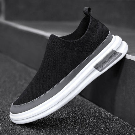 Men's Shoes Summer Breathable 2023 New Style Shoes Men's One-Pedal Handsome Men's Casual Deodorant Mesh Fashionable Shoes
