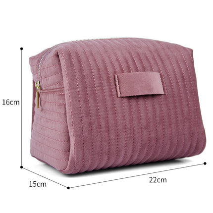 Amazon's Popular Cosmetic Bag, Velvet Velvet Large-Capacity Cosmetic Storage Bag, Travel Portable Bag, Can Be Customized