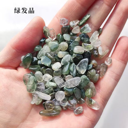 Direct Sales from the Source Factory: Natural Pink, White, Purple, Yellow Crystal Gravel, Green Aventurine, Colorful Fluorite, Energy Demagnetizing Stone, Bonsai Wholesale