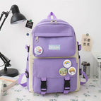 Purple backpack