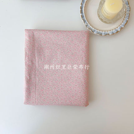 All-Cotton Digital Direct-Print Floral Fabric Korean-Style Fresh Pure Cotton Fabric Women's and Children's Clothing Scrunchie DIY Bag