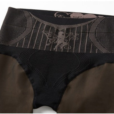 Flower Fairy Black Silk Skin Transparent Water Light Socks Autumn and Winter New Belly Hip-lifting fleece-lined Leggings Light Leg Artifact Pantyhose