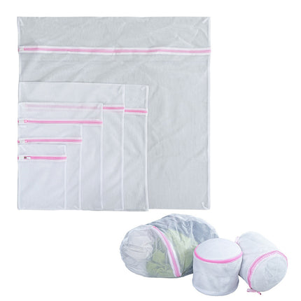 Pink Fine Mesh Laundry Bag Bra Underwear / Sac Filet Rose Maille Fine Soutien-Gorge