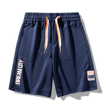 Net Red Cotton Knitted Shorts Summer Men's Japanese Style Fashion Casual All-match Running Shorts Men's Pants