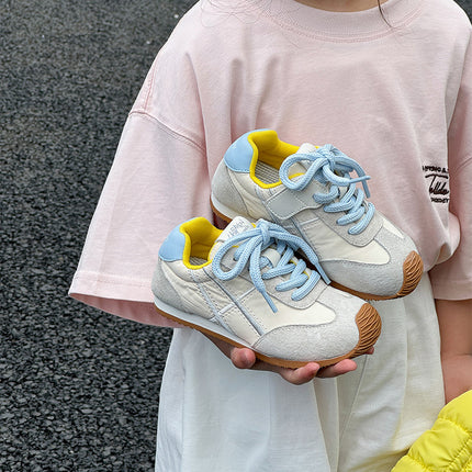 Men's and Women's Mesh Shoes Forrest Gump Shoes 2025 Spring and Summer Children's Macaron Girls Casual German Training Shoes Leather sneaker