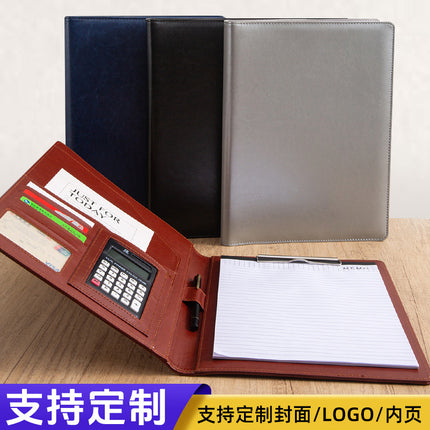 Folder A4 Folder Multi-Functional Board Clip Leather Signing Book Office Manager Clip Contract Negotiation Clip Business Development Clip