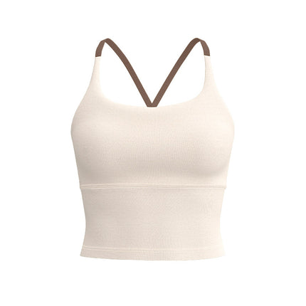 Sling Beauty Back Cross Sports Underwear Women's Shockproof Running Quick-drying Fitness Bra Pilates Training Yoga Vest