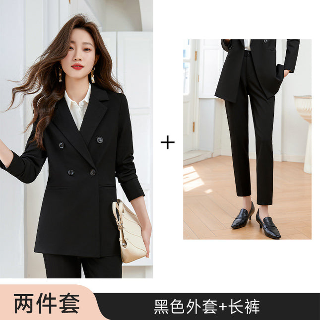 High-end suit suit women's spring and autumn new jewelry hotel front desk work clothes temperament professional formal suit jacket