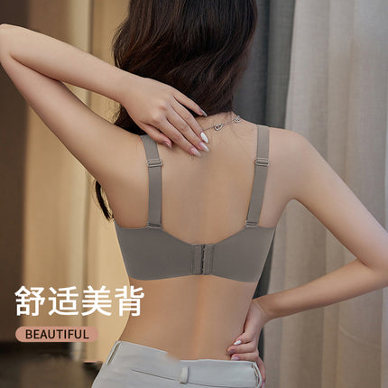 Original Underwear Women's Small Chest Push-up Show Anti-sagging Paramilis Pull-up Adjustable Upper Thin Lower Thick Bra