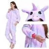 Mixed Batch Adult Children's Autumn and Winter Siaman Pajamas Tianma Unicorn Cartoon Cute Siaman Outer Wear Home Clothes