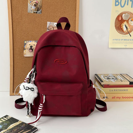 New Retro Backpack Men's Mountaineering Bag Backpack Junior High School Student Travel Bag Personalized High School Student College Student Bag Female