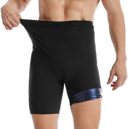 Amazon Men's Sweat Tight Corset Sports Fitness Yoga Pants Shaping Pants Sauna Sweat Pants