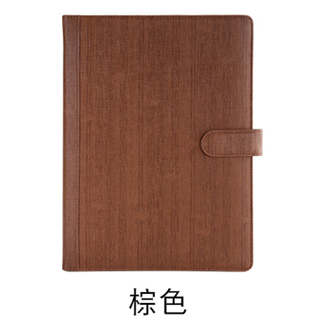 Multi-functional A4 cloth-like leather magnetic buckle loose-leaf folder contract folder business office information manager folder