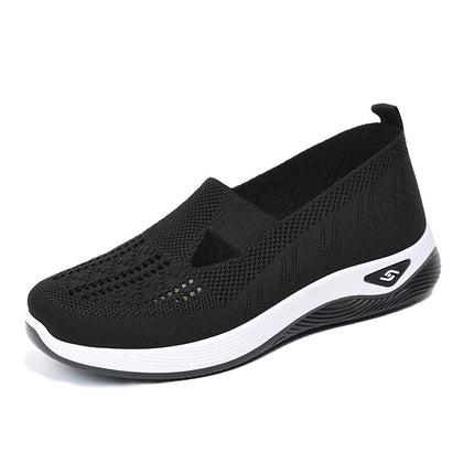Shoes for Middle-Aged and Elderly Women, Breathable and Comfortable Summer Shoes, Factory Direct Sales, Soft-Soled Casual Slip-On Mesh Mother's Shoes