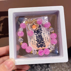 Cat head bracelet (pink) boxed
