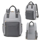 Large capacity student schoolbag [grey]