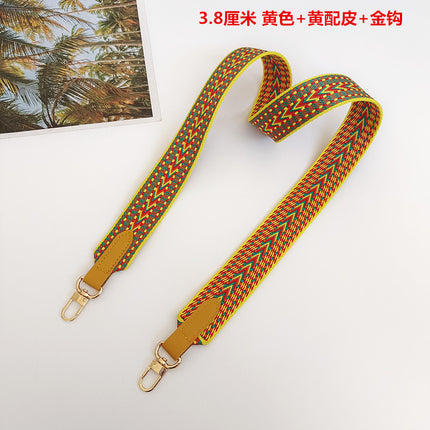 Canvas Bag Strap Accessories Crossbody Bag Strap Accessories Strap Crossbody Wide Extended Backpack Strap Pu Leather Woven Replacement Strap