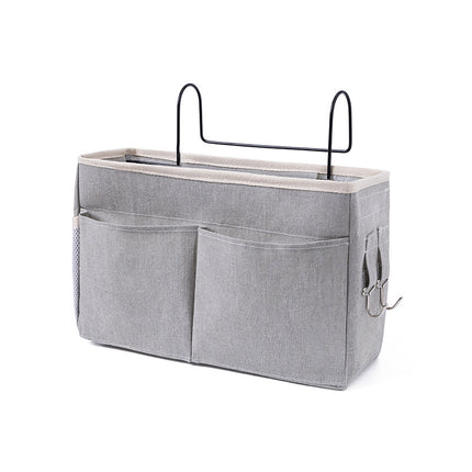 Bedside Storage Hanging Bag Dormitory Upper Bed Bedside Storage Rack College Students' Female Dormitory Bed Mobile Phone Hanging Basket Fabric Bag
