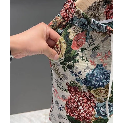 Summer Trendy Casual Thin Shorts for Men Versatile Loose Floral Personality Beach Pants Breathable Sports Five-Point Shorts