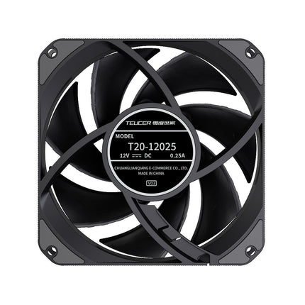 Teucer T20 Chassis Fan 12cm High Air Volume Pwm High-Performance Computer Chassis Cooling Fan