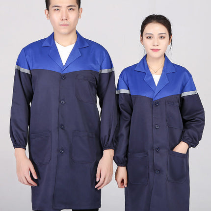 Dirty-Resistant Coat, Coveralls, Work Clothes, Men's Wear-Resistant Factory Clothes, Workshop Handling Logistics Work Clothes, Auto Repair Clothes, Work Clothes, Labor Insurance Clothes
