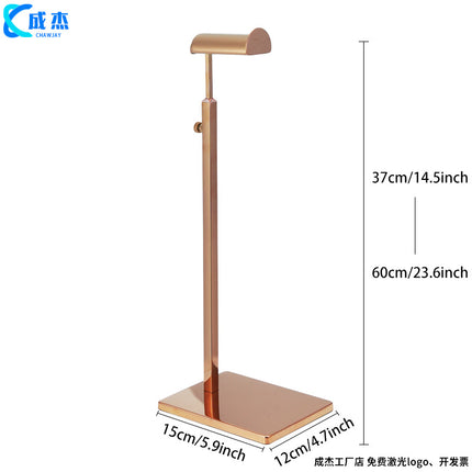 Cross-border Source Stainless Steel Display Hanging Bag Display Rack Women's Bag Rack Support Bag Rack Floor Adjustable Bag Rack