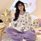 Grape dog fleece / M