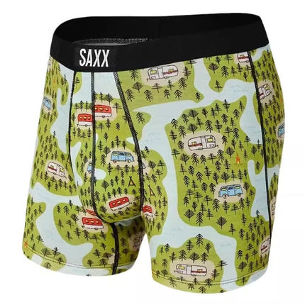 Saxx Men's Underwear Printed Modal Stereo Mesh Bag Slim Fit Soft Elastic Quick-Drying Close-Fitting Boxer Shorts for Men