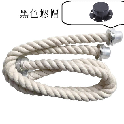 Factory wholesale hemp rope portable belt soft and hard rope bag accessories beach bag variety DIY woven hemp rope bag buckle accessories