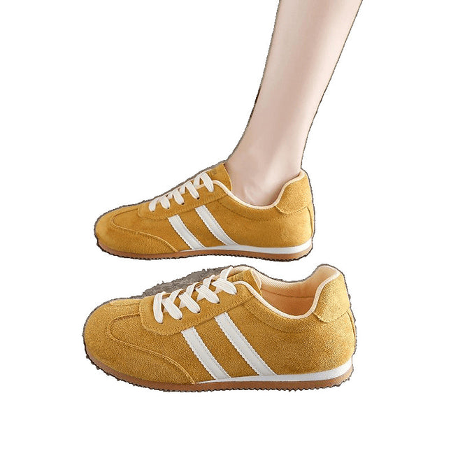 Trendy Versatile Fashion White Sneakers for Women, Sweet and Stylish Breathable Casual Shoes