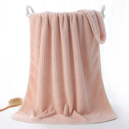 Thickened Auspicious Coral Velvet Large Bath Towel Household Adult Bath Wrap Absorbent Quick-Drying Beach Towel Manufacturer Wholesale