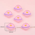a pack / Planet pink 26 × 19mm aperture about 3mm 4