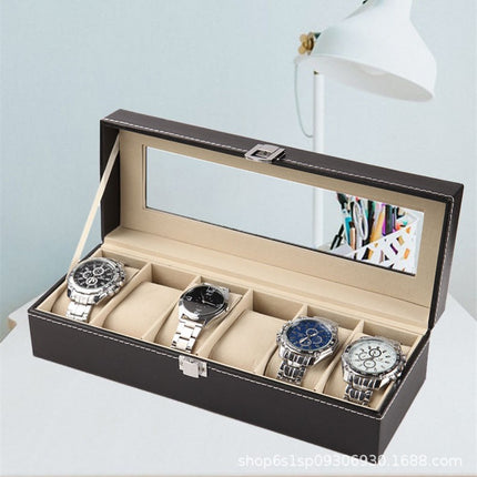 Ready-Made Watch and Glasses Boxes, High-End Leather Jewelry Boxes, Jewelry Boxes, Watch Storage Boxes, Watch Wholesale Factory
