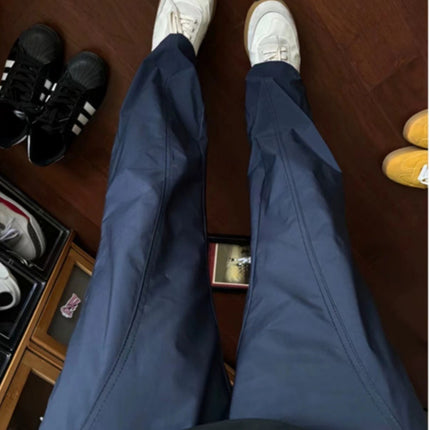navy blue American-style Functional Outdoor Tooling Pants for Men in Winter