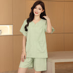 Female green frosted cotton / XL