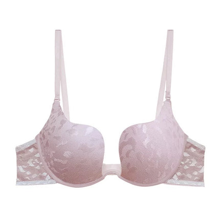 New Traceless Ginning U-shaped plus size Bra Push-up Anti-sagging Deep V-top Thin Mould Cup Underwear for Women