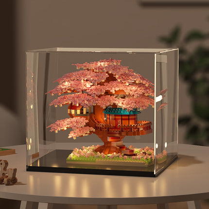 Cherry Blossom Tree Jihui M2109 Building Blocks Assembled Children's Toys Educational Boys and Girls Valentine's Day Gift Cross-border