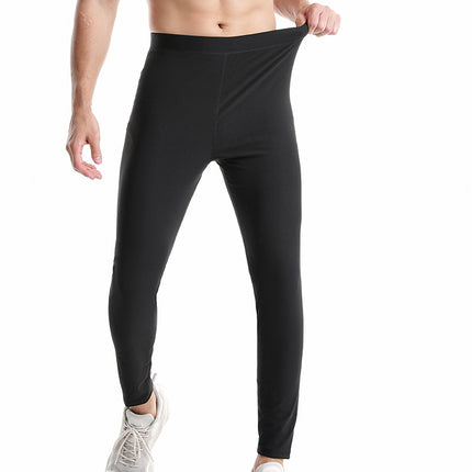 Amazon Men's Sweat Tight Corset Sports Fitness Yoga Pants Shaping Pants Sauna Sweat Pants