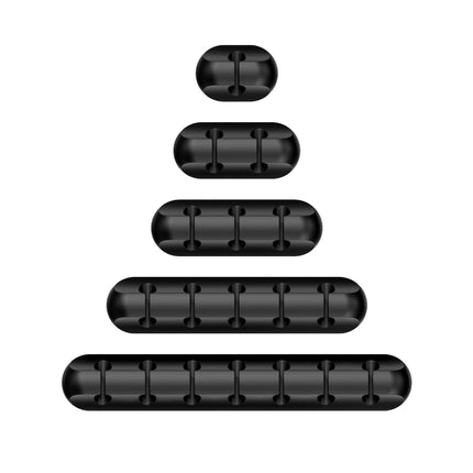 New desktop charging data cable holder multi-port creative storage wire silicone cable organizer hub
