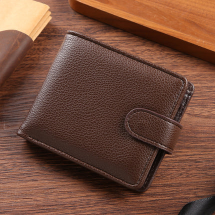 Cross-border New Men's Wallet Multi-card Card Bag Casual Bag Coin Purse Retro Large Capacity PU Leather Wallet Wholesale