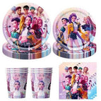 4-piece set ( 7inch + 9inch + paper towel + paper cup )