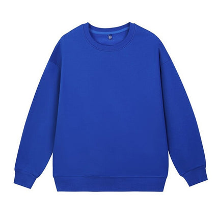 Thickened Lamb Velvet Winter fleece-lined Round Neck Sweatshirt 2024 New Warm Loose All-match Long Sleeve Top for Women