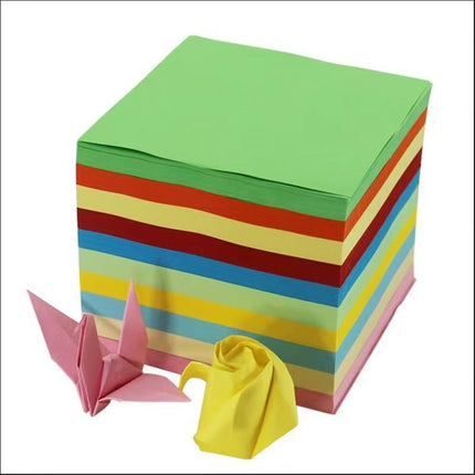 Origami color paper wholesale factory direct a4 square origami thousand paper crane paper handmade paper children's paper-cut book cardboard