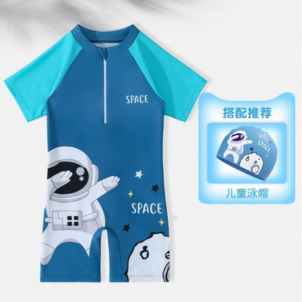 Children's Swimwear Boys 2024 New Arrival Swim Trunks Sun-proof Quick-drying Baby Boys Swimming Training Hot Spring Swimwear