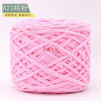 0.19kg Ice Strip Hook Shoe Line Single Strand Small Ice Strip Thick Wool Ball Slippers Scarf Cushion Wholesale Factory Direct Sale