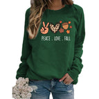 round neck green / S
