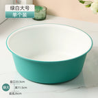Large green and white